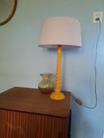 Schemerlamp okergeel lampenpoot lampenvoet, Ophalen of Verzenden, 50 tot 75 cm