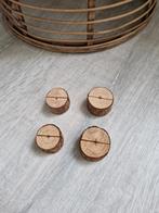 Houten memohouders - 4 stuks, Ophalen of Verzenden, Nieuw, Materiaal