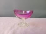 Glazen kom schaaltje Lila paars pink roze, Antiek en Kunst, Ophalen of Verzenden