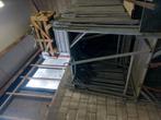 H juk steiger compleet voor grote woning, Doe-het-zelf en Verbouw, Steigers, Ophalen, Gebruikt, Gevelsteiger, 5 meter of hoger