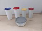 5 Tupperware bekers en bakje met deksel, Huis en Inrichting, Keuken | Tupperware, Ophalen of Verzenden, Zo goed als nieuw, Beker of Kan