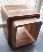 Bijzet tafel, Ophalen, Minder dan 45 cm, Minder dan 55 cm, Vierkant