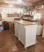 leuke oude hoge toonbank met 3 lades en een legplank, Antiek en Kunst, Curiosa en Brocante, Ophalen