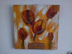 Schilderij, voorjaars tafereel met tulpen, Ophalen