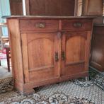 Brocante oude eiken kast commode dressoir keukenkast, Ophalen