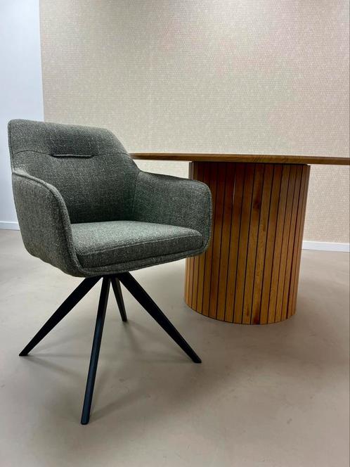 8x Groen - Luxe draaistoelen - Laatste sets, Huis en Inrichting, Stoelen, Nieuw, Vijf, Zes of meer stoelen, Overige kleuren, Ophalen of Verzenden