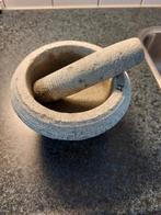 Granieten vijzel, groot formaat, Huis en Inrichting, Keuken | Keukenbenodigdheden, Ophalen of Verzenden, Gebruikt