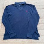 Ralph Lauren longsleeve polo, Maat 52/54 (L), Blauw, Ralph Lauren, Ophalen of Verzenden