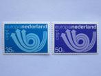 2 postzegels Nederland, Nr. 1011 en 1012, 1973, CEPT EUROPA, Postzegels en Munten, Postzegels | Nederland, Na 1940, Verzenden