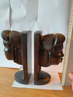 Houten Boekensteunen Afrikaanse Vrouwen, Ophalen