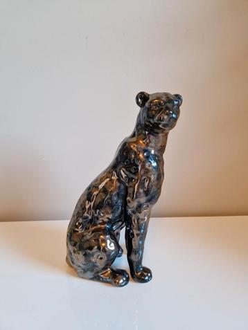 Decoratieve Zwarte Panter - 30cm beschikbaar voor biedingen