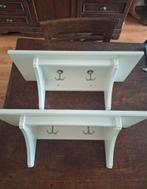 Set..Witte Muurplateaus/Wandplank//Wandrekken, Huis en Inrichting, Woonaccessoires | Kapstokken, Wandkapstok, Ophalen of Verzenden