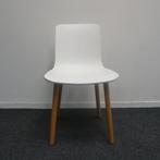 Vitra Hal Wood Stoel | Design stoelen | Eetkamerstoelen Wit, Huis en Inrichting, Stoelen, Hout, Gebruikt, -, Wit