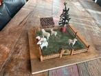 RETRO PARADIJSTUINTJE VOOR SCHAAPJES OF FEATHERTREE, Diversen, Kerst, Ophalen of Verzenden, Gebruikt