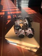 Marco Polo Leren Hakken - Maat 37, Ophalen of Verzenden, Gedragen, Bruin, Schoenen met hoge hakken