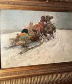 TOP Arreslee  Olieverf schilderij ! Janos Viski 1891-1987), Antiek en Kunst, Kunst | Schilderijen | Klassiek, Verzenden