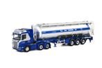 WSI Van Bentum Scania R6 Highline Bulktrailer, Hobby en Vrije tijd, Modelauto's | 1:50, Nieuw, Wsi, Ophalen of Verzenden, Bus of Vrachtwagen