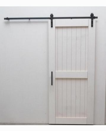 Nieiuwe schuifdeur mdf wit gegrond 235x100 cm beschikbaar voor biedingen