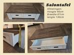 Grote salontafel met lades - Zo goed als nieuw!, Huis en Inrichting, Complete inboedels, Ophalen of Verzenden