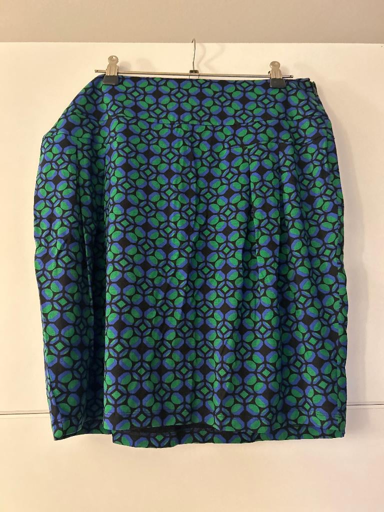 Bel&Bo zwarte rok met print, Kleding | Dames, Rokken, Maat 38/40 (M), Ophalen of Verzenden, Zo goed als nieuw, Boven de knie