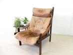 vintage TORBJØRN AFDAL fauteuil stoel Bruksbo jaren 60, Huis en Inrichting, Fauteuils, Gebruikt, ., Vintage, Hout