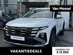 Hyundai Tucson 1.6 T-GDI HEV Comfort Smart | Stoel & Stuurve, Auto's, Euro 6, 4 cilinders, Leder en Stof, Wit