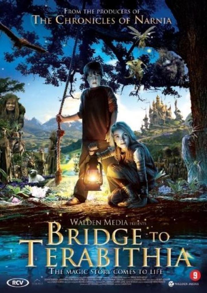 DVD: Bridge To Terabithia, Cd's en Dvd's, Dvd's | Kinderen en Jeugd, Zo goed als nieuw, Film, Avontuur, Vanaf 9 jaar, Ophalen of Verzenden