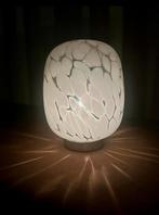 Witte lamp met gouden rand, Ophalen of Verzenden, Nieuw, Minder dan 50 cm