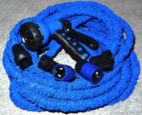 X-Hose, complete set inclusief sproeikop met koppelingen, Tuin en Terras, Ophalen of Verzenden, Nieuw, Tuinslang