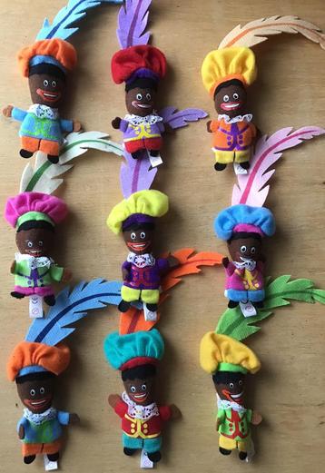 9 Piet vingerpoppetjes - ZGAN beschikbaar voor biedingen