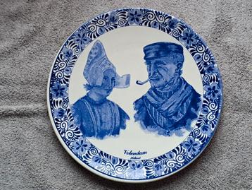 Delftsblauw Bord Volendam - Handgemaakt beschikbaar voor biedingen