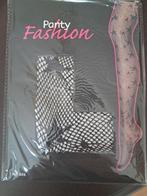 zwarte netpanty met sterren 1 maat, Ophalen of Verzenden, Zo goed als nieuw, Zwart, Panty