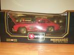 Burago Mercedes benz 300 SL Blauw 1 op 43 cod., Ophalen of Verzenden, Nieuw, Auto, Bburago