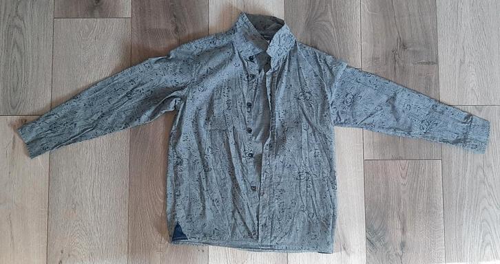 2x Blouse met lange mouwen (maat 134), Kinderen en Baby's, Kinderkleding | Maat 134, Zo goed als nieuw, Jongen, Overhemd of Blouse