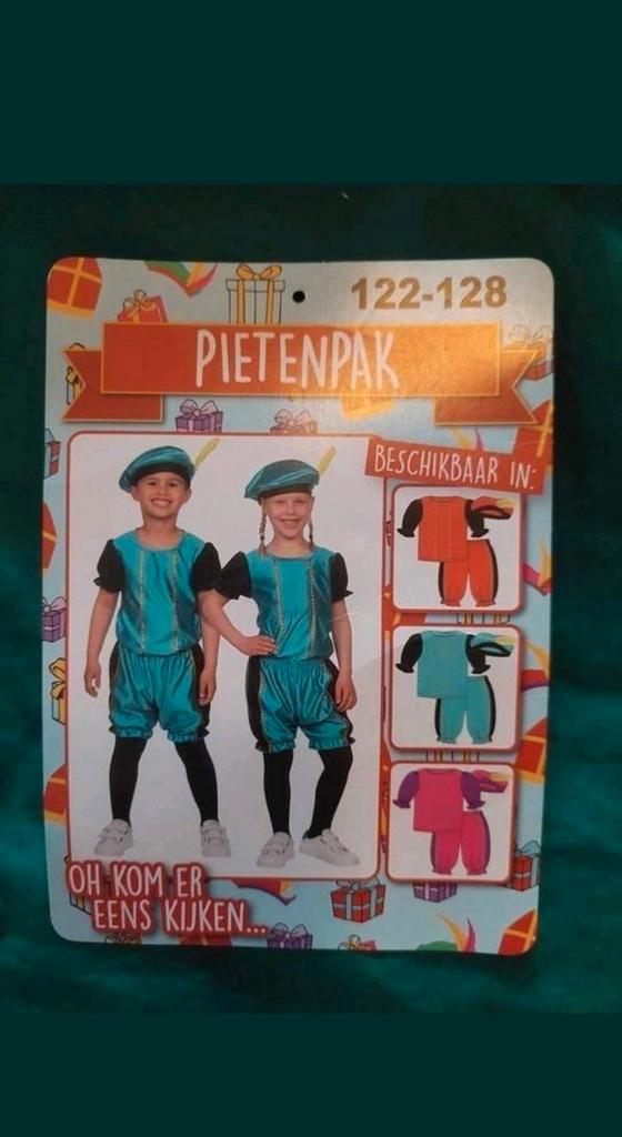 Pietenpakje maat 116-122-128, Diversen, Sinterklaas, Ophalen of Verzenden