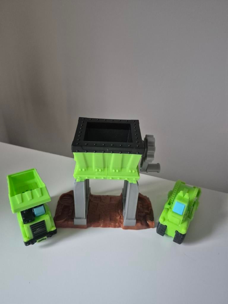 Play-Doh Wheels Betonfabriek met auto en vrachtwagen, Ophalen, Zo goed als nieuw, Jongen of Meisje