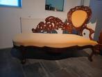 Antieke mahonie horrix chaise longue ca1865, Antiek en Kunst, Antiek | Meubels | Stoelen en Banken, Ophalen