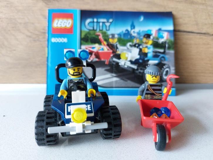 Lego 60006 City – Politie Quad, Kinderen en Baby's, Speelgoed | Duplo en Lego, Zo goed als nieuw, Lego, Complete set, Ophalen of Verzenden