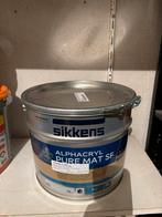 Sikkens Alphacryl Pure Mat SF - Portland Stone Pale, Doe-het-zelf en Verbouw, Verf, Beits en Lak, Ophalen, Beige, Nieuw, Verf