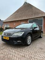Seat Leon 1.6 TDI 81KW ST 2014 Zwart, Auto's, Seat, Voorwielaandrijving, Stof, Zwart, 4 cilinders