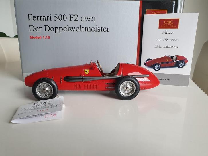 1:18 CMC Ferrari 500 F2, 1953 Der Doppelweltmeister, Hobby en Vrije tijd, Modelauto's | 1:18, Zo goed als nieuw, Auto, Autoart