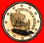 Ⰿ GREECE (2010-2024): CYPRUS 20 CENTS 2012 SHIP NORDIC GOLD!, Postzegels en Munten, Munten | Europa | Euromunten, Ophalen of Verzenden