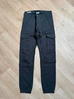 Zwarte Cargo Broek  van Jack& Jones Maat 30/34, Ophalen of Verzenden, Nieuw, Maat 48/50 (M), Zwart