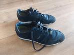 Boss leren sneakers, Blauw, Ophalen of Verzenden, Hugo Boss, Sneakers of Gympen