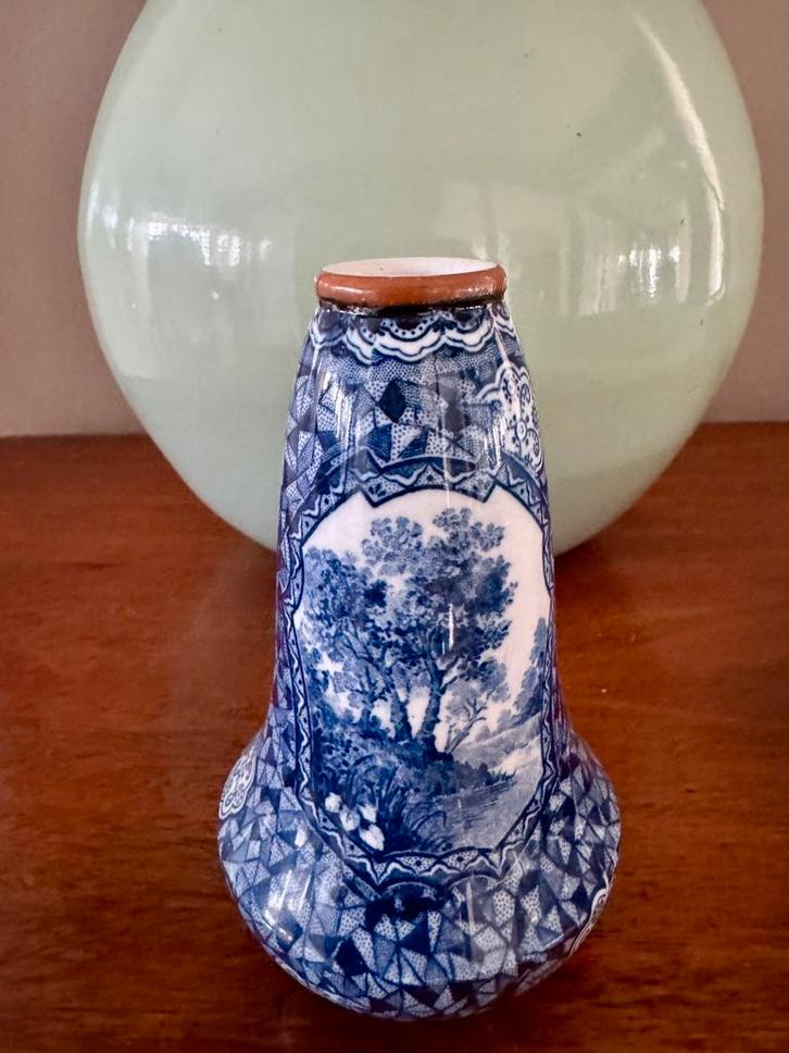 Villeroy & Boch Royal Bonn Flamand antiek blauw vaasje CHCS, Antiek en Kunst, Antiek | Vazen, Ophalen of Verzenden