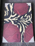 Schilderij me gusta zebra rose rozen bloemen romantic, Antiek en Kunst, Ophalen