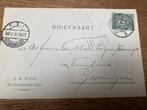 3 stuks leuke oude briefkaarten met leuk grootrondstempels, Ophalen of Verzenden, Briefkaart
