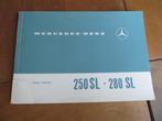 Instructieboek Mercedes-Benz 250 SL, 280 SL W113 Pagode, Ophalen of Verzenden