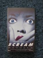 1e "Scream" film op VHS, Cd's en Dvd's, VHS | Film, Vanaf 16 jaar, Ophalen of Verzenden, Zo goed als nieuw, Horror