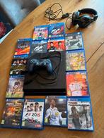 Complete PS4 set met 14 topgames, controller en headset, Spelcomputers en Games, Spelcomputers | Sony PlayStation 4, Ophalen, Zo goed als nieuw